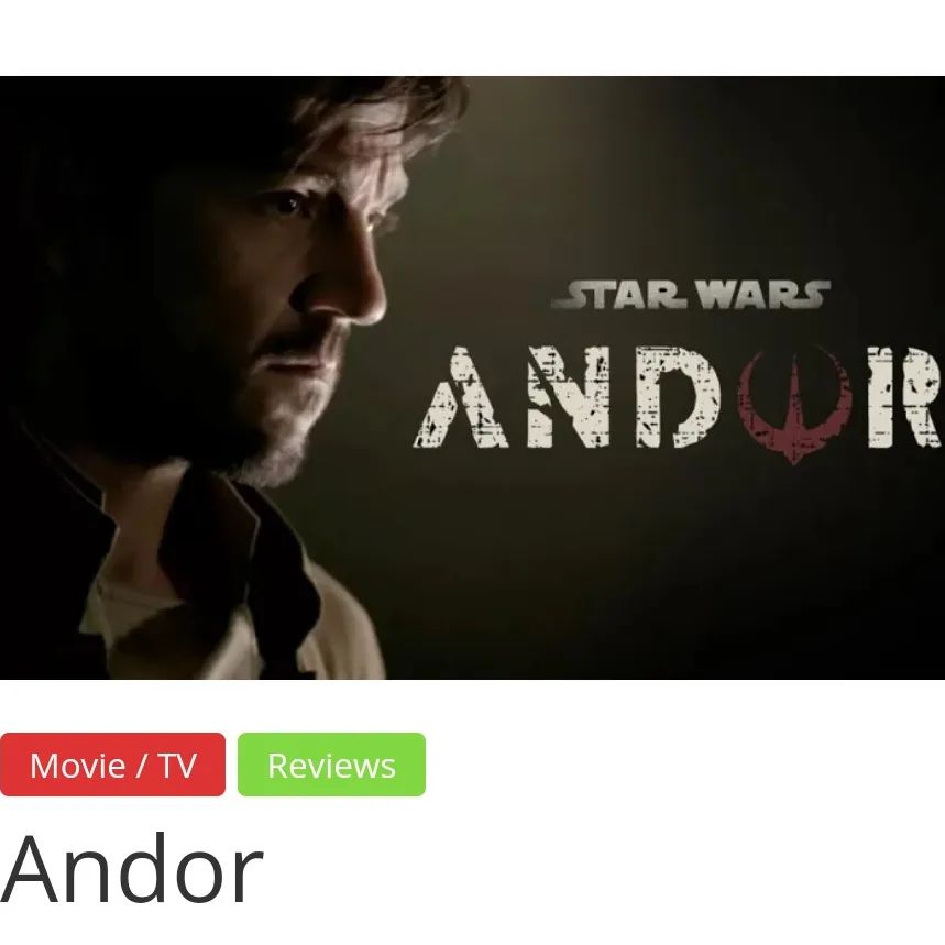 Star Wars spin-offs are getting better and better - here our review of #andor @andorofficial https://stalker-magazine.rocks/en/2022/09/24/andor-2/ #starwarsuniverse #starwars @starwars
