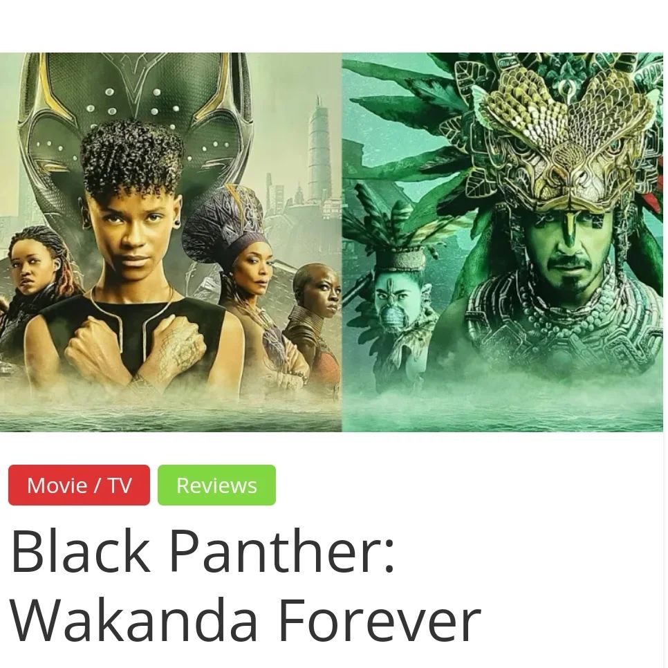 Movie recommendation - Black Panther: Wakanda Forever #blackpanther #wakandaforever  https://stalker-magazine.rocks/en/2022/11/10/black-panther-wakanda-forever-2/ @wakandaforever_official_movies  #mcu #marvelmovies #marveluniverse @marvel